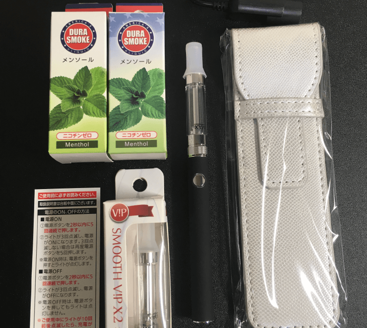 箱から取り出して並べたSmooth VIP(スムースビップ)の中身